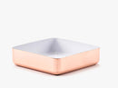 Metal Bakke - Stor - Kobber/hvid