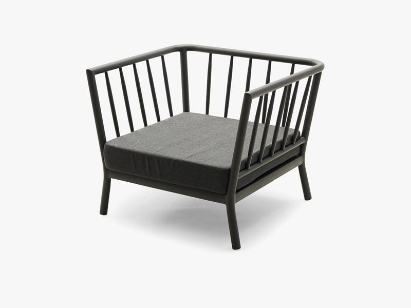 Tradition Lounge Chair, Charcoal