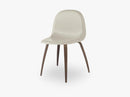 3D Dining Chair - Un-upholstered American Walnut base, Moon Grey shell