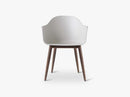 Harbour Chair, White/Dark Oak Base