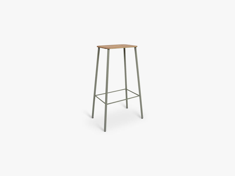 Adam Stool - Nyboder H76, Oak / Sill Green