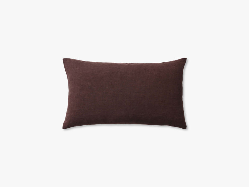 Collect Cushion SC27 - 30x50, Burgundy/Linen