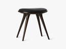 Low Stool H47, Dark Stained Beech