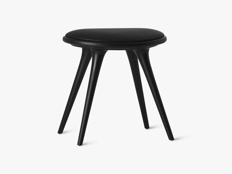 Low Stool H47, Black Stained Beech