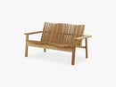 Amaze 2-Pers Sofa - Stabelbar, Teak