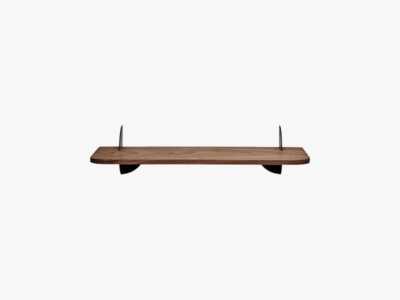 AEDES shelf walnut/black, small