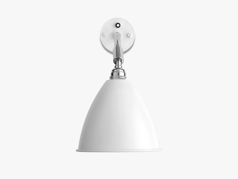 Bestlite BL7 Wall Lamp - Ø16 - Crome Base, Matt White