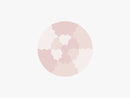 Legegulv, dusty pink