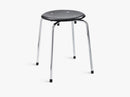 SB38 Stool, Black seat with Chrome legs