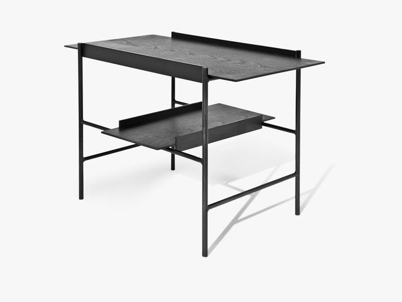 Kanso Tray Table, Black Ash/Black