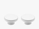 Knobs 2 stk, Hvid