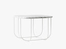 Fuwl Cage Table - Hvid/Hvid Marmor