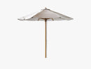 Classic Parasol M/Snoretræk - Dia 2 -4 M, Light Grey