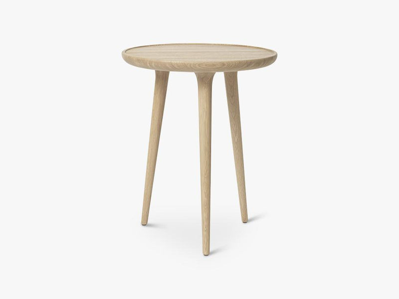 Accent Side Table Medium, Mat Lacquered Oak