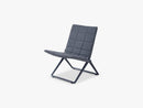 Traveller Lounge Klapstol, Lava Grey/Grey