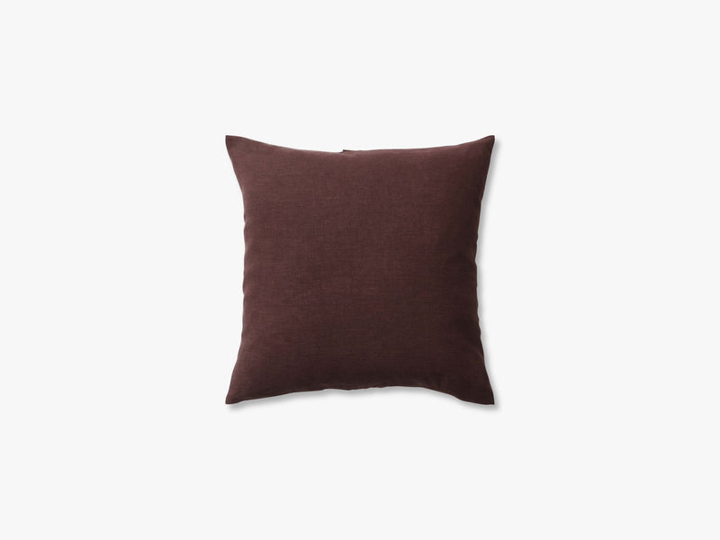 Collect Cushion SC28 - 50x50, Burgundy/Linen