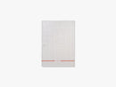 Ren viskestykke Grid, Sand/spicy orange