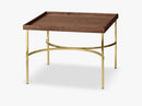 UNITY table, walnut/gold