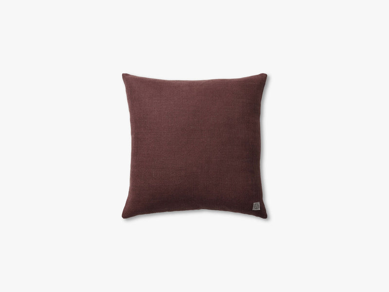 Collect Cushion SC28 - 50x50, Burgundy/Heavy Linen