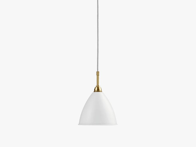 Bestlite BL9 Pendant, Brass Base, Matt White