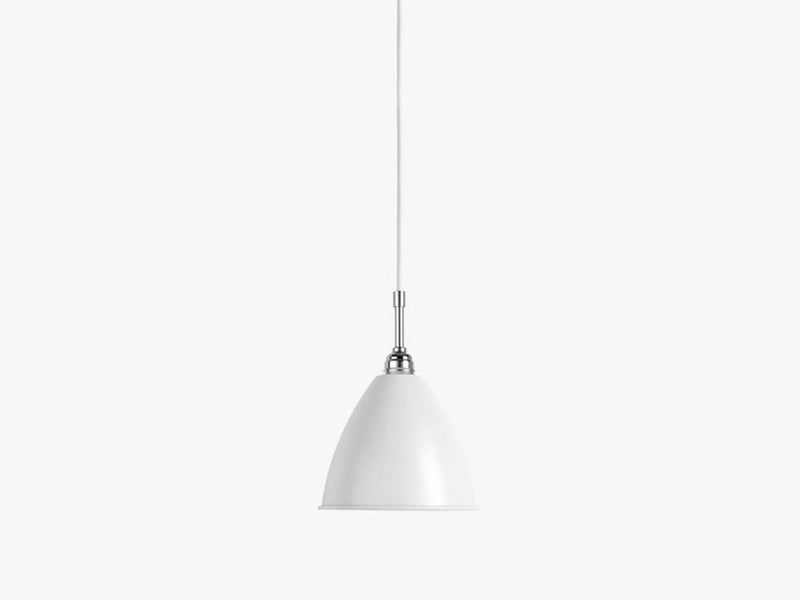 Bestlite BL9 Pendant, Crome Base, Matt White