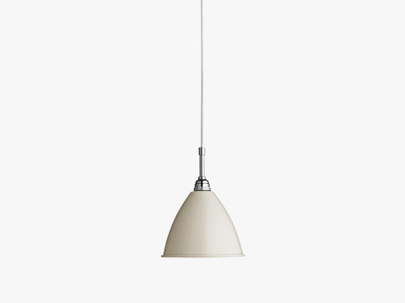 Bestlite BL9 Pendant, Crome Base, Off-White