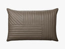 Motum - Quilt pude, Walnut læder
