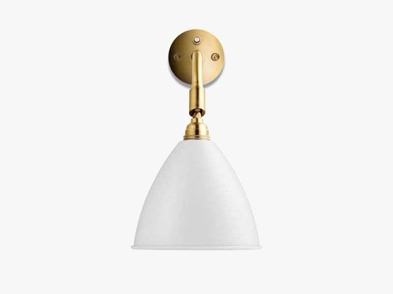 Bestlite BL7 Wall Lamp - Ø16 - All Brass, Matt White