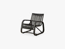 Curve Loungestol Indoor, Black