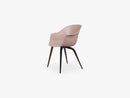 Bat Dining Chair - Skal m Wood base - Smoked Oak Matt, Sweet Pink