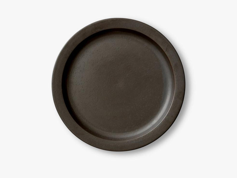 New Norm Plate/Dish, Ø27 cm, Dark Glazed