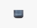 Lyngby Fyrfadsstage, midnight blue glas