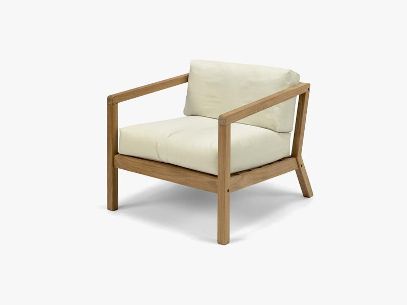 Virkelyst Chair, Teak/Eggshell