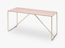 Bænk Tobi, Brass/Cream Tan, W80Xl30Xh40Cm