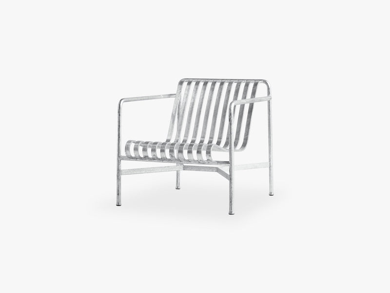 Palissade Lounge Chair - Low, Hot Galvanised