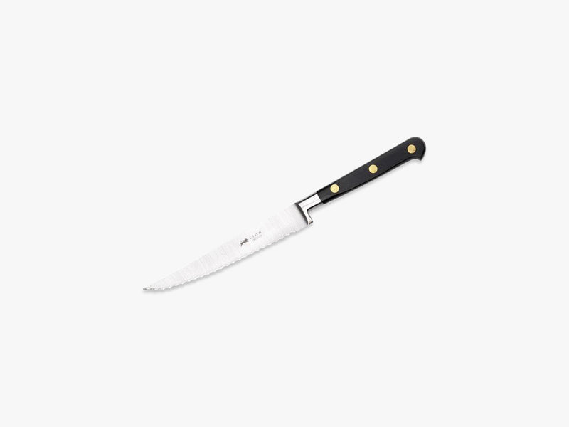 Ideal steakkniv helsmedet stål/sort L13cm