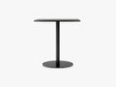 Harbour Column Dining Table 60x70 - Charcoal Linoleum with Black Base
