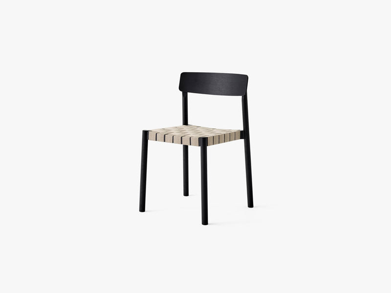 Betty Chair TK1 Black/Natural webbing