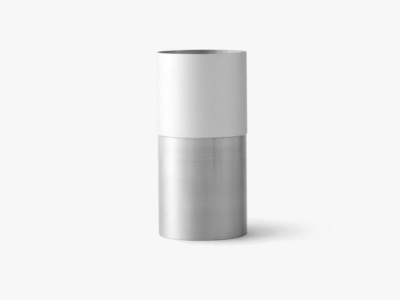 True Colour Vase LP1, White aluminium