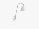 Bestlite BL6 Wall Lamp - Ø16 - Crome Base, Matt White
