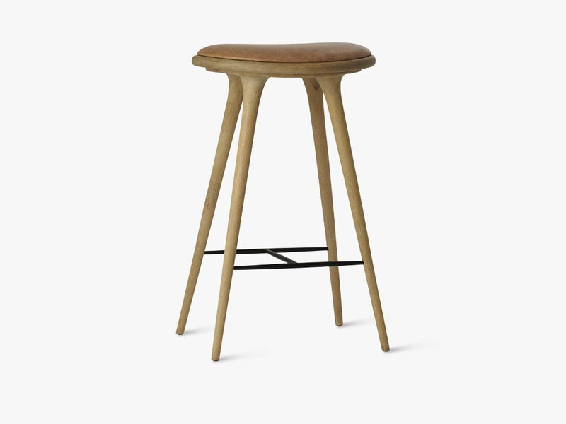 High Stool H74, Natural Soaped Oak