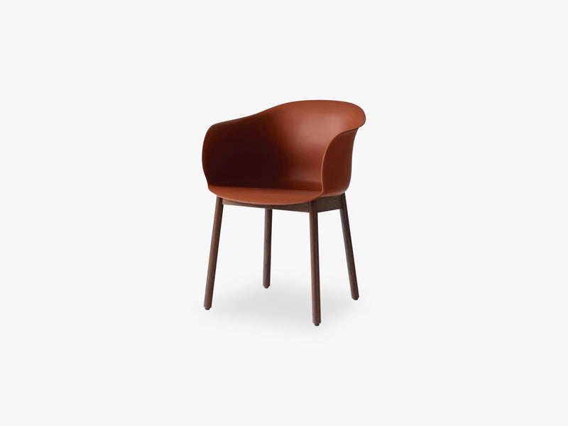 Elefy Chair JH30 Copper Brown, Walnut base