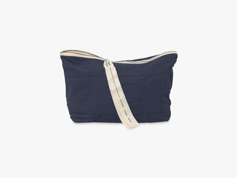 Circle Pouch Patchwork, Navy