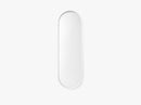 Norm Wall Mirror, Oval - Hvid