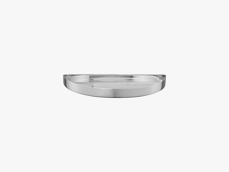 UNITY half circle tray silver, small