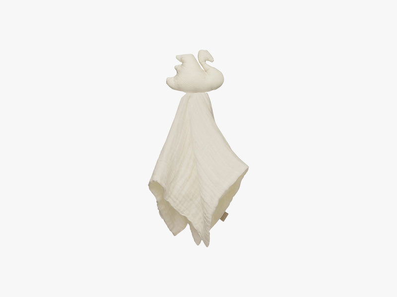 Cuddle Cloth Muslin Swan - Light Sand