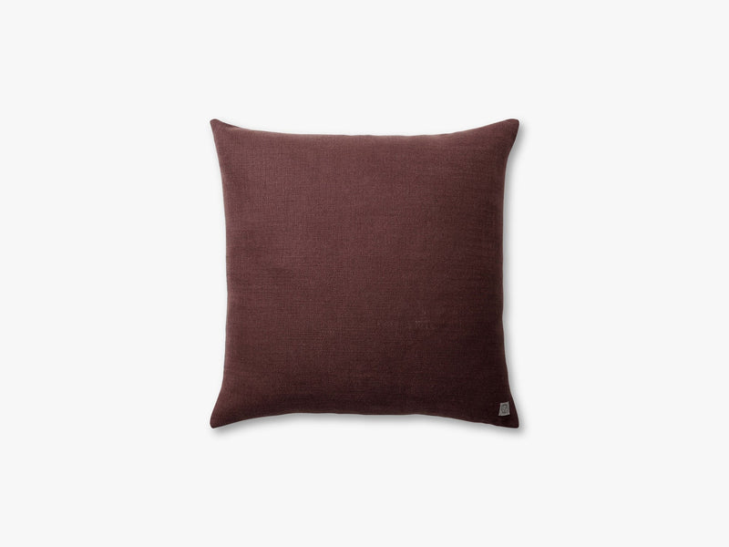 Collect Cushion SC29 - 65x65, Burgundy/Heavy Linen