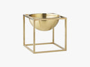 Kubus Bowl small, brass