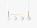 TR Bulb Suspension Frame Brushed Brass, Matt Bulb