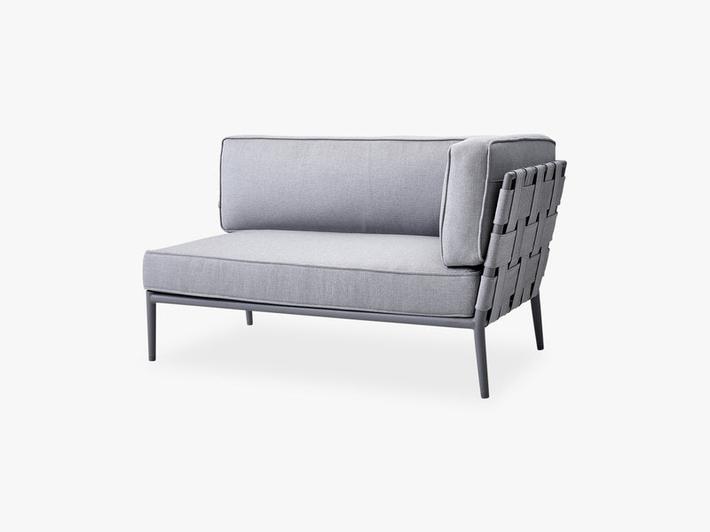 Conic 2-Pers Sofa Venstre Modul, Light Grey